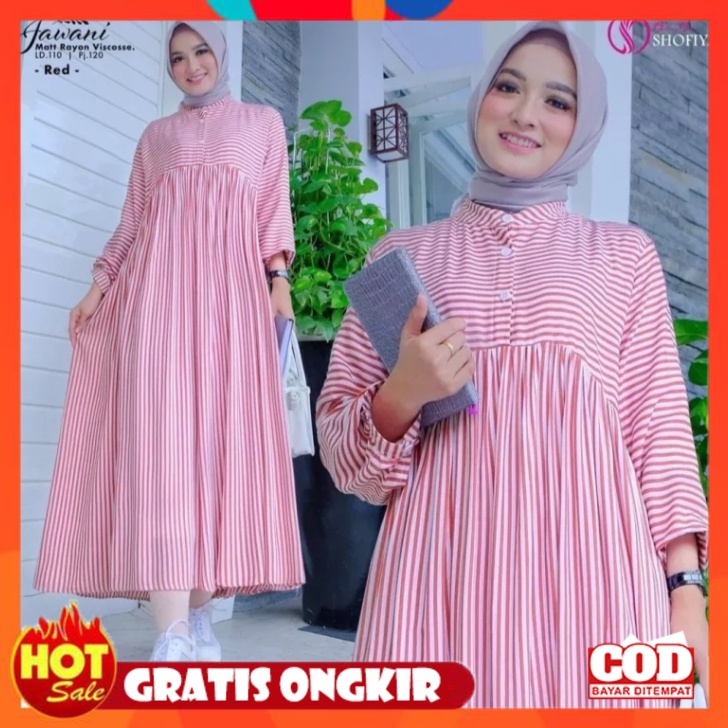 KAIN ADEM HALUS TEBAL / Gamis salur midi/ Baju muslimah dewasa/ Dres salur