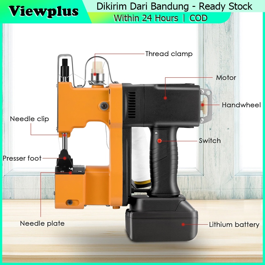 Mesin Jahit Karung Goni Beras Flyingman GK 9-370 Portable Bag Close / Mesin Jahit Karung Beras Goni 