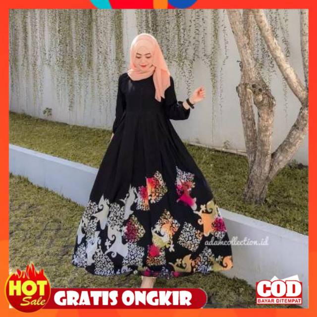 KAIN ADEM HALUS TEBAL / Gamis Twill Candi Mekar Size S,M,L,XL & jumbo ld 120, 130 dan 140/ Gamis Ray