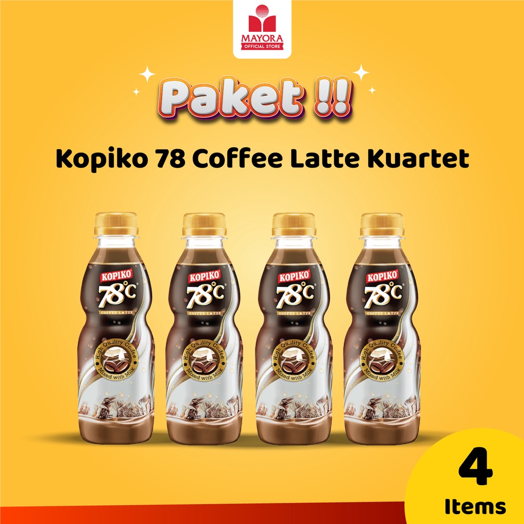 

Kopiko 78C Coffee Latte Quartet