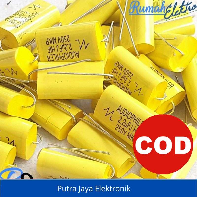 AUDIOPHILER MKP 6.8UF 250V Tahanan Tweeter MKP 685