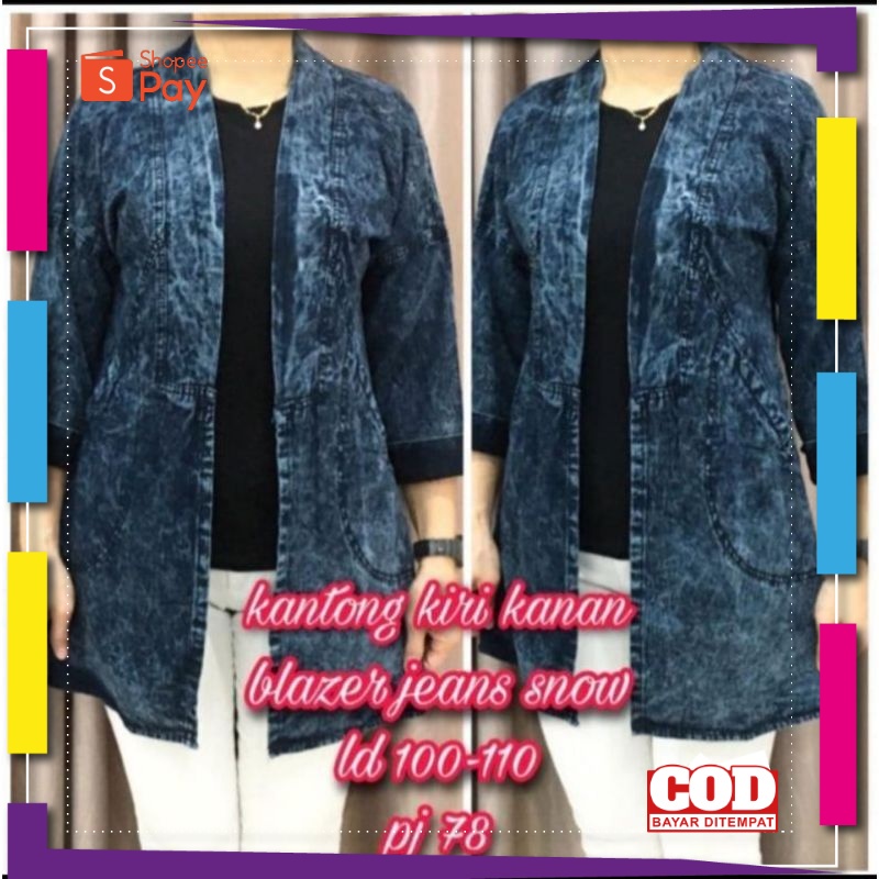 PREMIUM KOREAN STYLE / Blazer wanita korea style kekinian / Blazer muslim wanita / outer jeans model