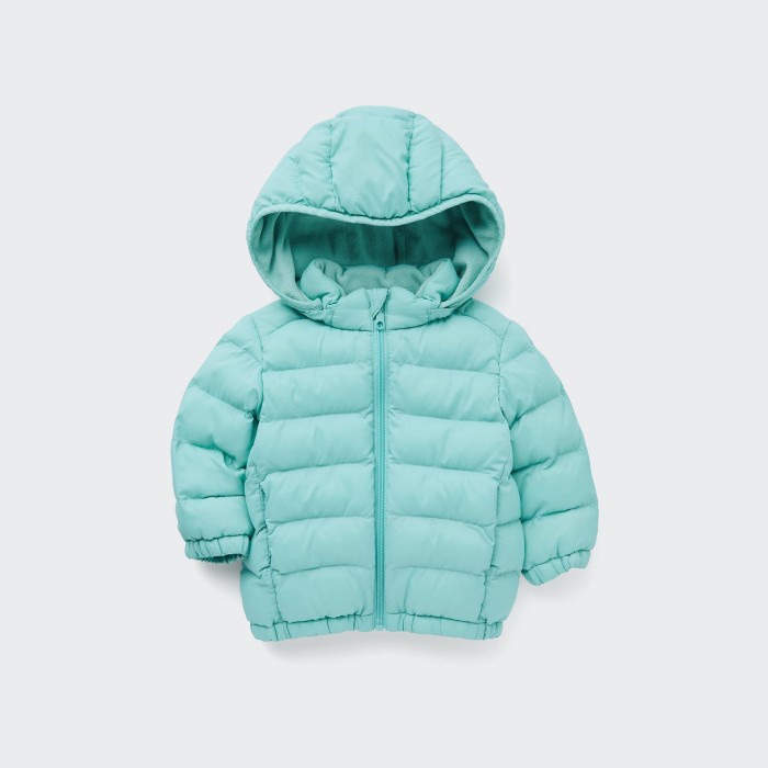 UNIQLO PUFFTECH Jaket Parka Washable (Warm Padded) 460822 Bayi - 62 BLUE