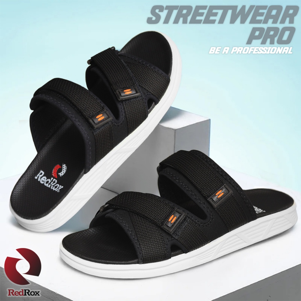 Sandal Selop Pria Slide KOREA Premium Skate SLOP / SLIP ON 100% Original RedRox - VOXT 07