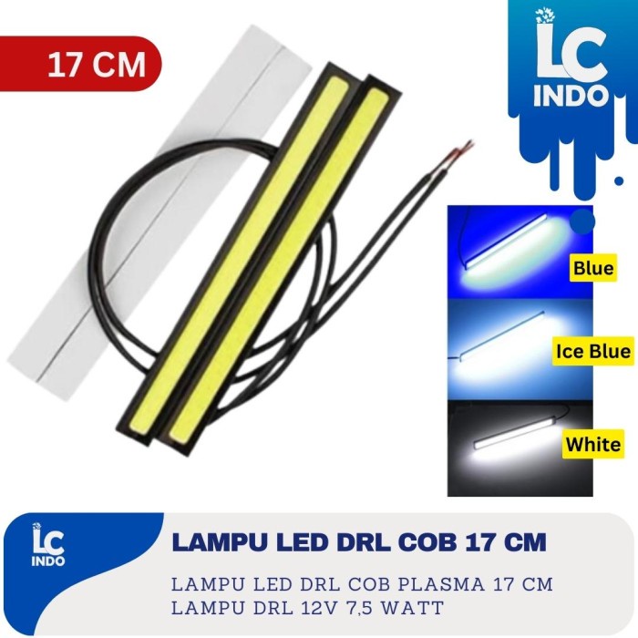 Lampu led DRL 17 cm Cob Plasma 12 Volt