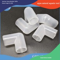 PAKET 10 PCS sambungan pipa keni L pipa bening aquarium aquascape LLLLL