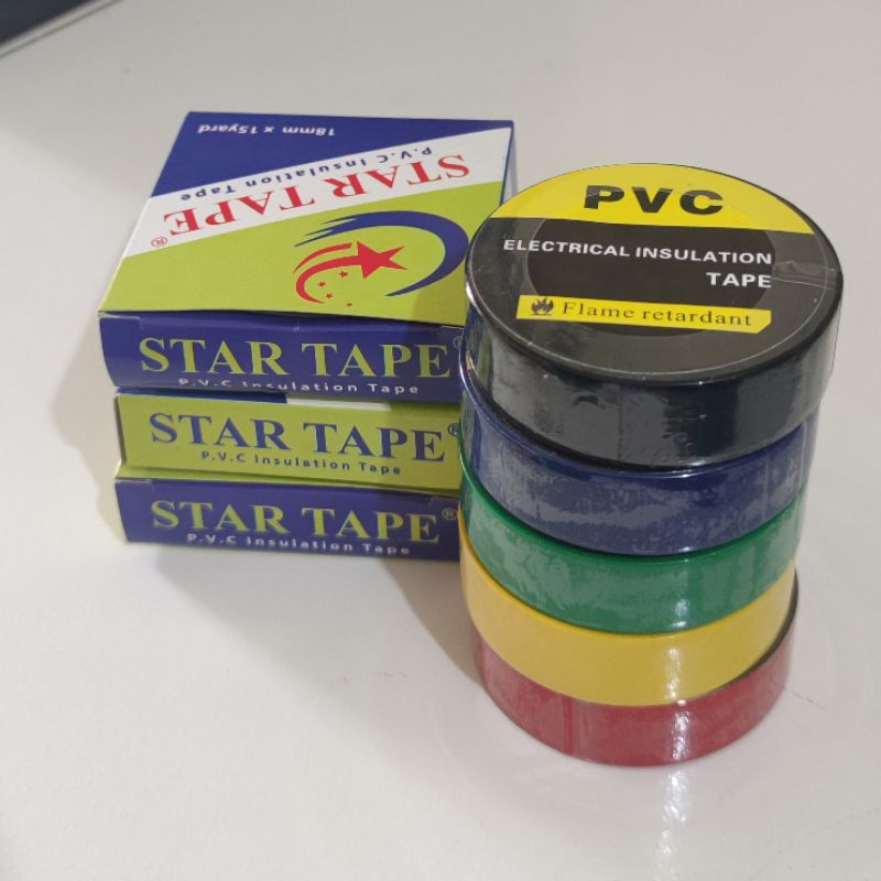 

Isolasi Solatip Kabel listrik PVC insulation tape 18mmx15y