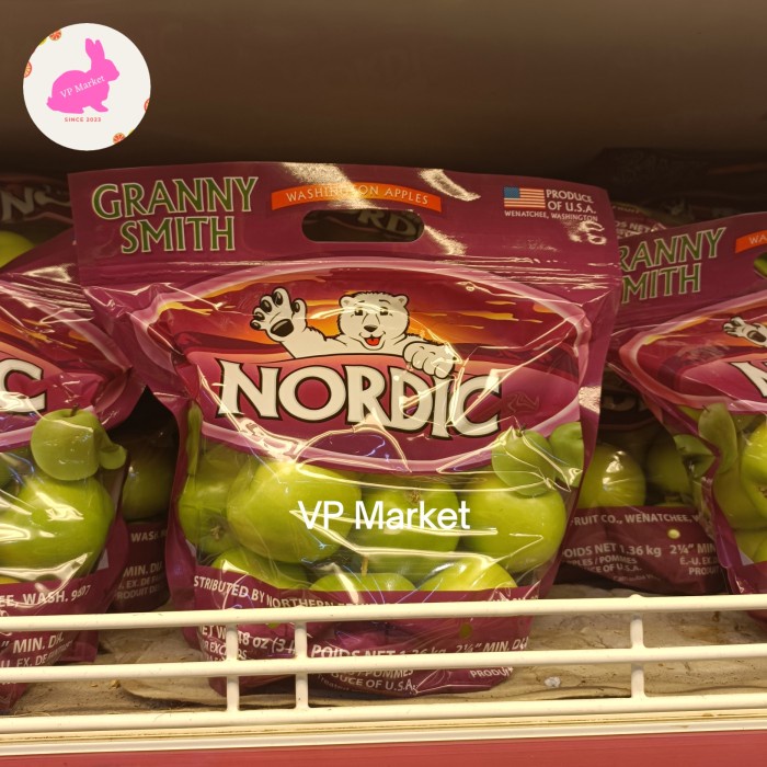 Apel Granny Smith USA Green Manis | Apel Hijau USA | Pack | -+1.4kg