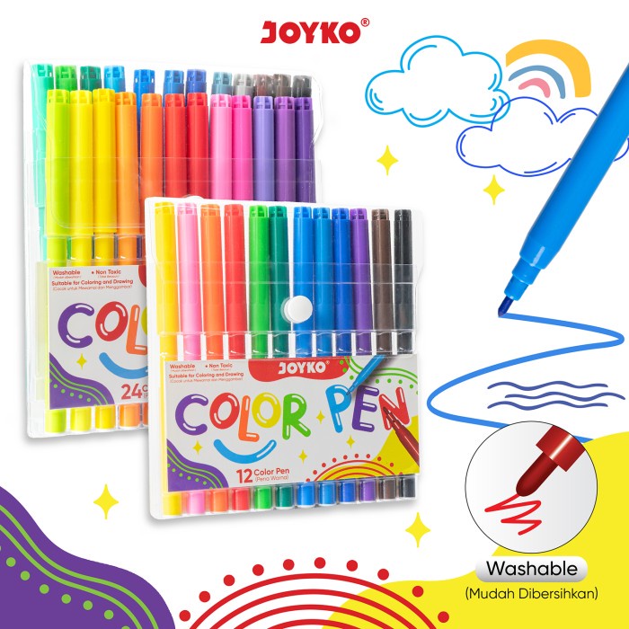 

JOYKO Pulpen Pena Warna Color Pen CLP-60