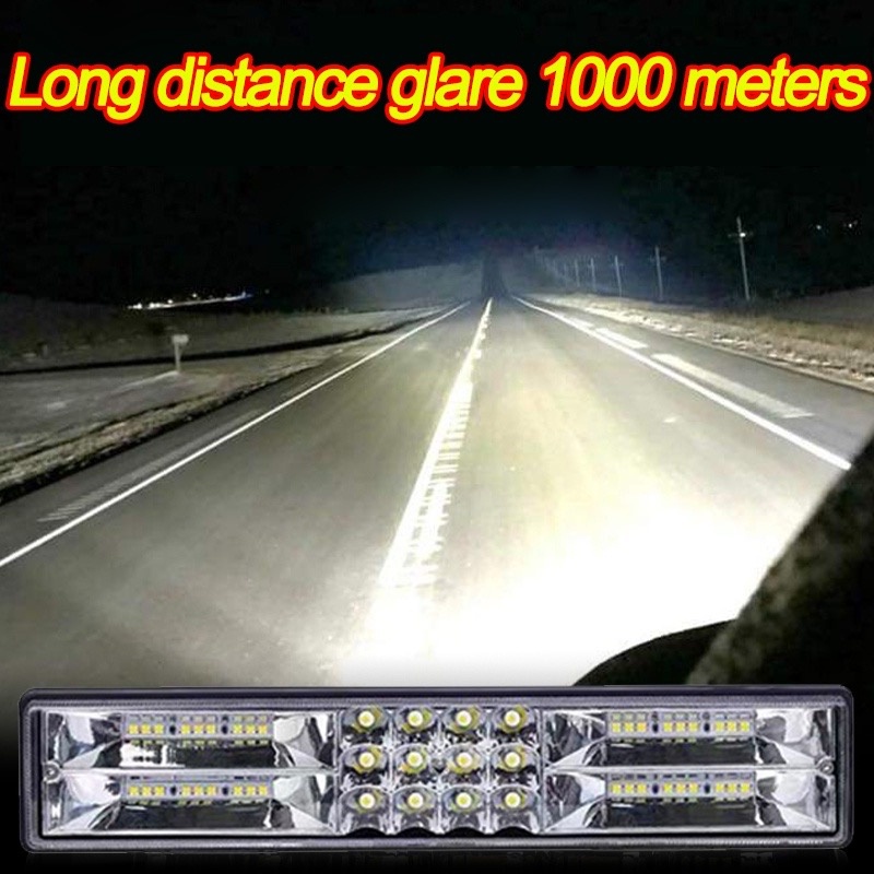 Lampu Sorot/60LED 120W 12V-60V SLRG LED Light/Light Bar Spot Banjir Led Bar/untuk Mobil SUV Off Road Lampu Kerja/per Terang Medium Net Lampu/Off-Road Lampu Langit-langit Mobil LED Light Bar Lampu Sorot/Truk Light Bar Kuat Cahaya Meledak