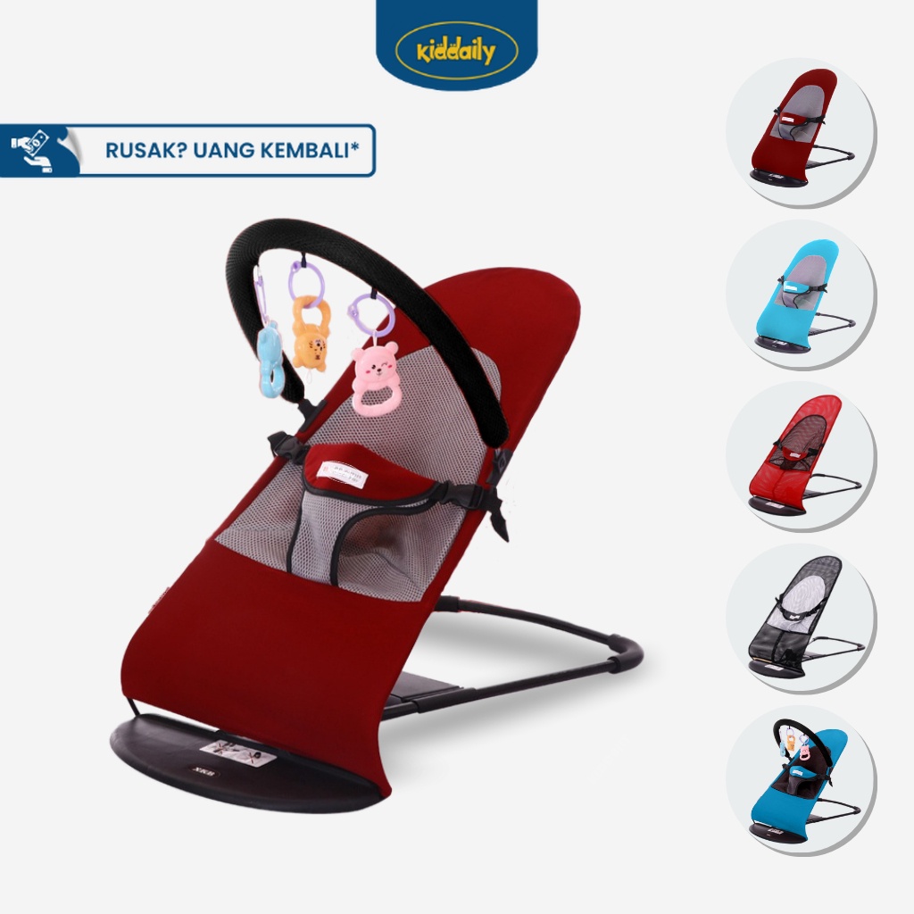 KIDDAILY Bouncer Baby Bouncer Bayi Ayunan Bayi Ayunan Baby Bouncher Bayi Boncer Bayi