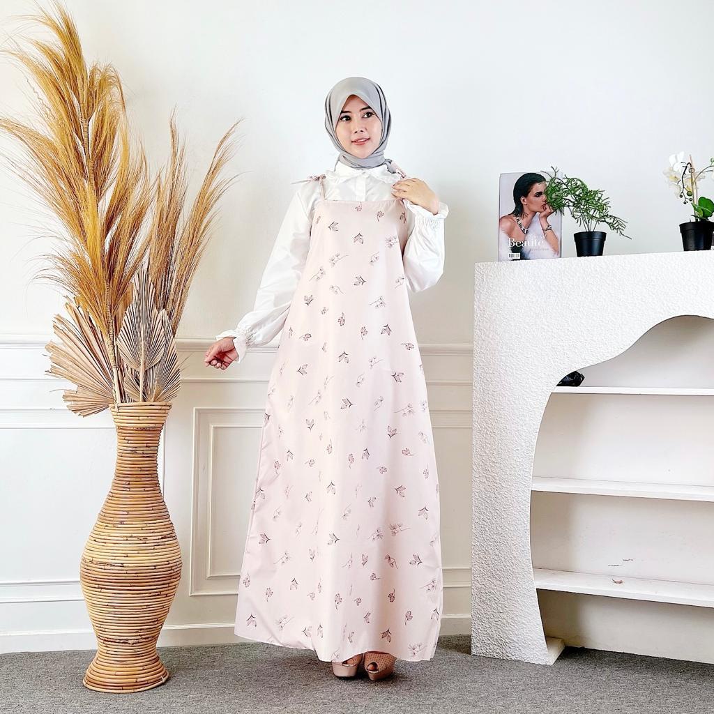 CASHA - ZEC OOTD WANITA HIRA / Moli Oversize Dress / Kasual Maxy Dress Wanita Kekinian / Overall Dre
