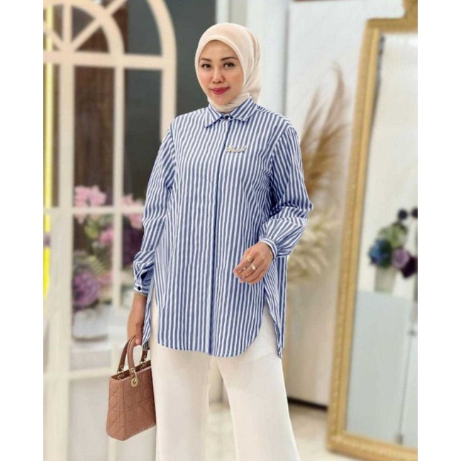 Baju Gamis Murah - CALIA STRIPE / KEMEJA STRIPE
