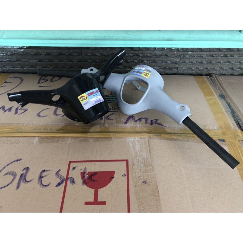 (COD) Batok stang honda c70 stir pitung set batok bawah presisi-Setang Stang Stir Setir Batok Motor 