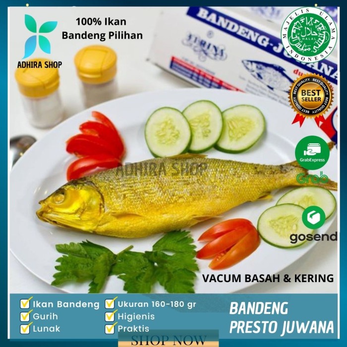 

Bandeng Presto Juwana Vacuum Kering (1 ekor) Semarang