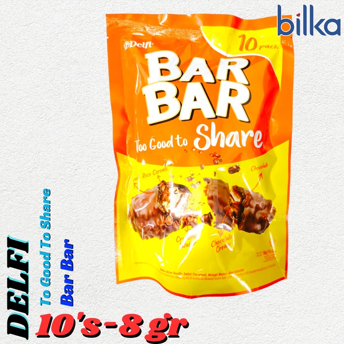 

DELFI Bar Bar Wafer Chocolate Crunchy 80gr