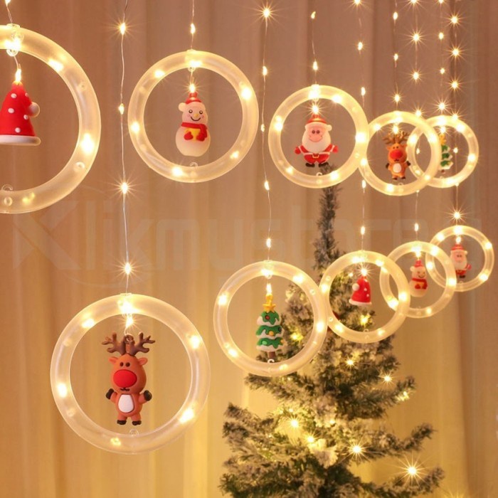 

CHRISTMAS RING LIGHT / HIASAN LAMPU LED NATAL - Bulat Natal