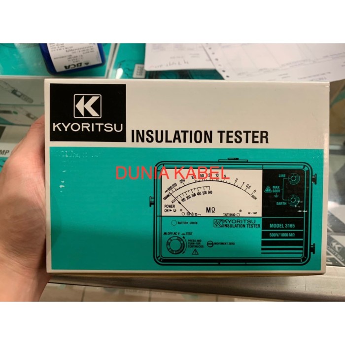 Analog Insulation Tester / Megger Kyoritsu 3165 Ori