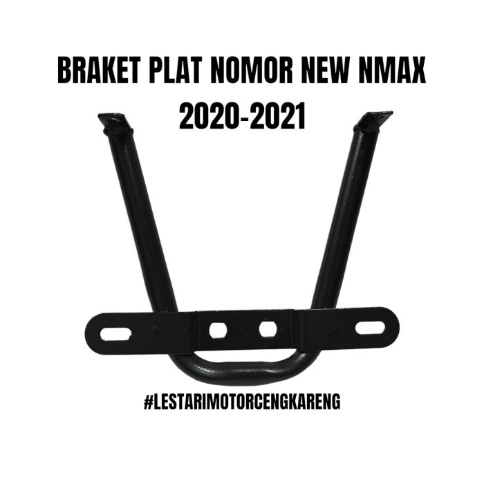BRAKET DUDUKAN PLAT NOMOR KUMIS ALL NEW NMAX 2020 - 2022 BESI