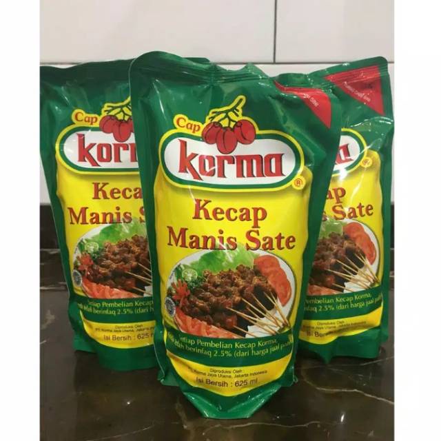

Kecap Sate Cap KORMA 625ml / Kecap Manis korma 625 ml - I SEMBAKO HALAL SEHAT