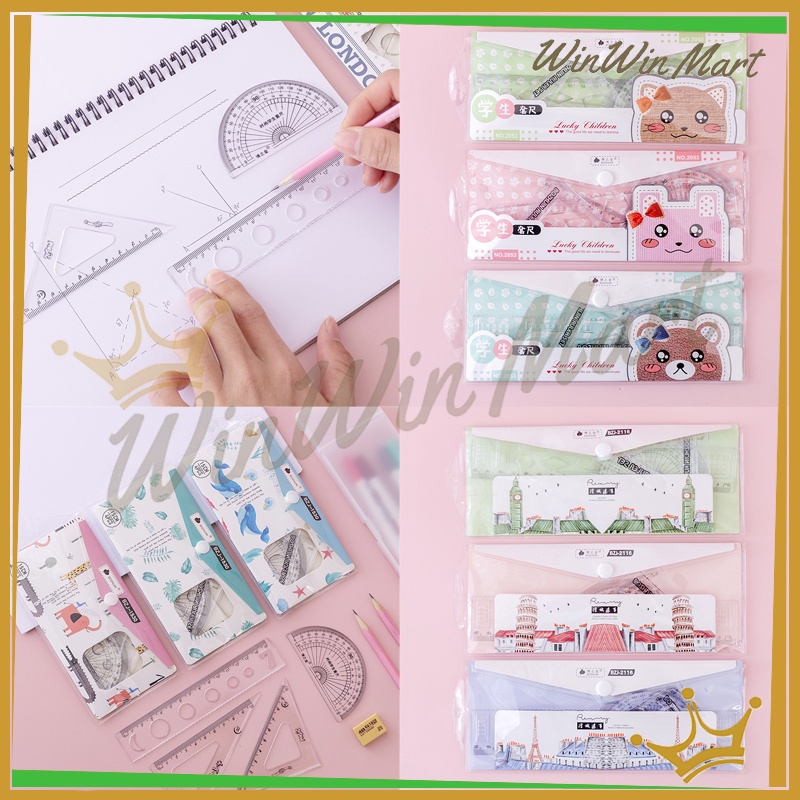 

Rules Penggaris Plastik Set/Penggaris Plastik 1 Set 4 Model/Penggaris Set Isi 4 Model/ Set Penggaris Sekolah 4 in 1 Lucu