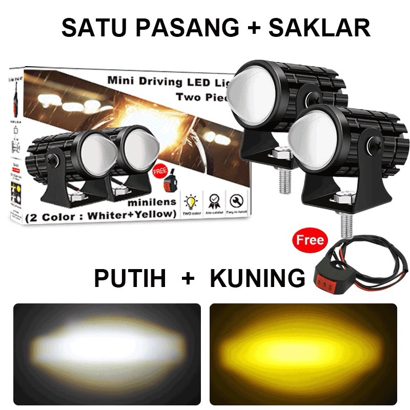 Lampu tembak laser lampu laser foglamp waterproof