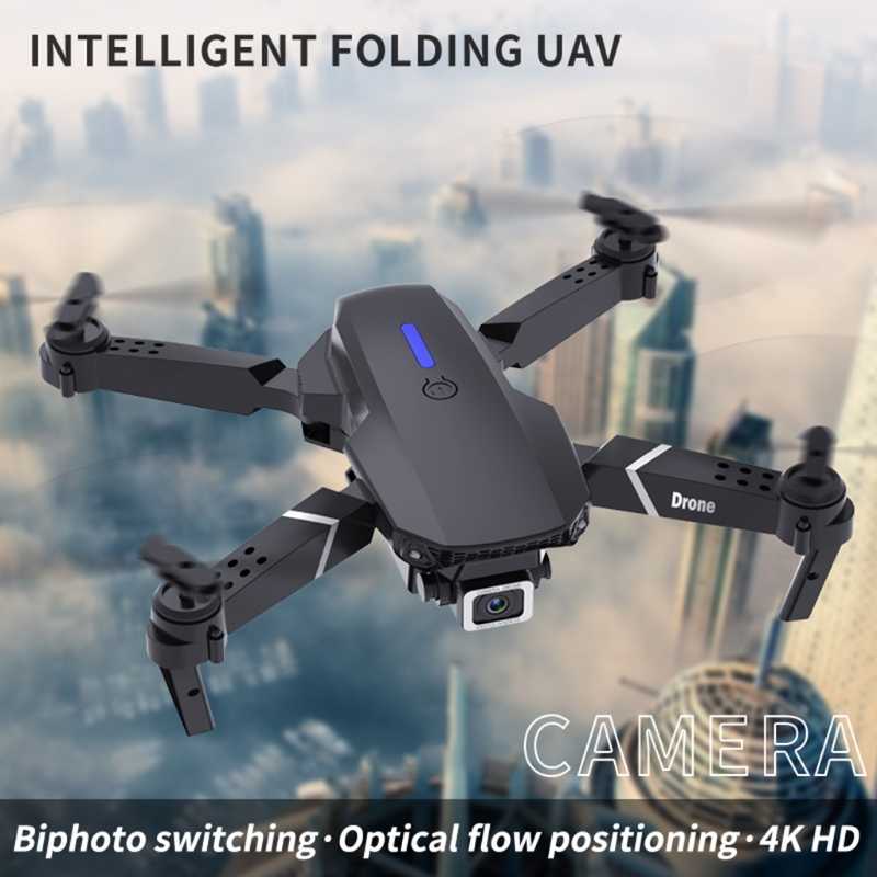 BRDRC Drone Mini Quadcopter Camera 4K 360 Rotation Headless Mode - E88 [Anifki19]
