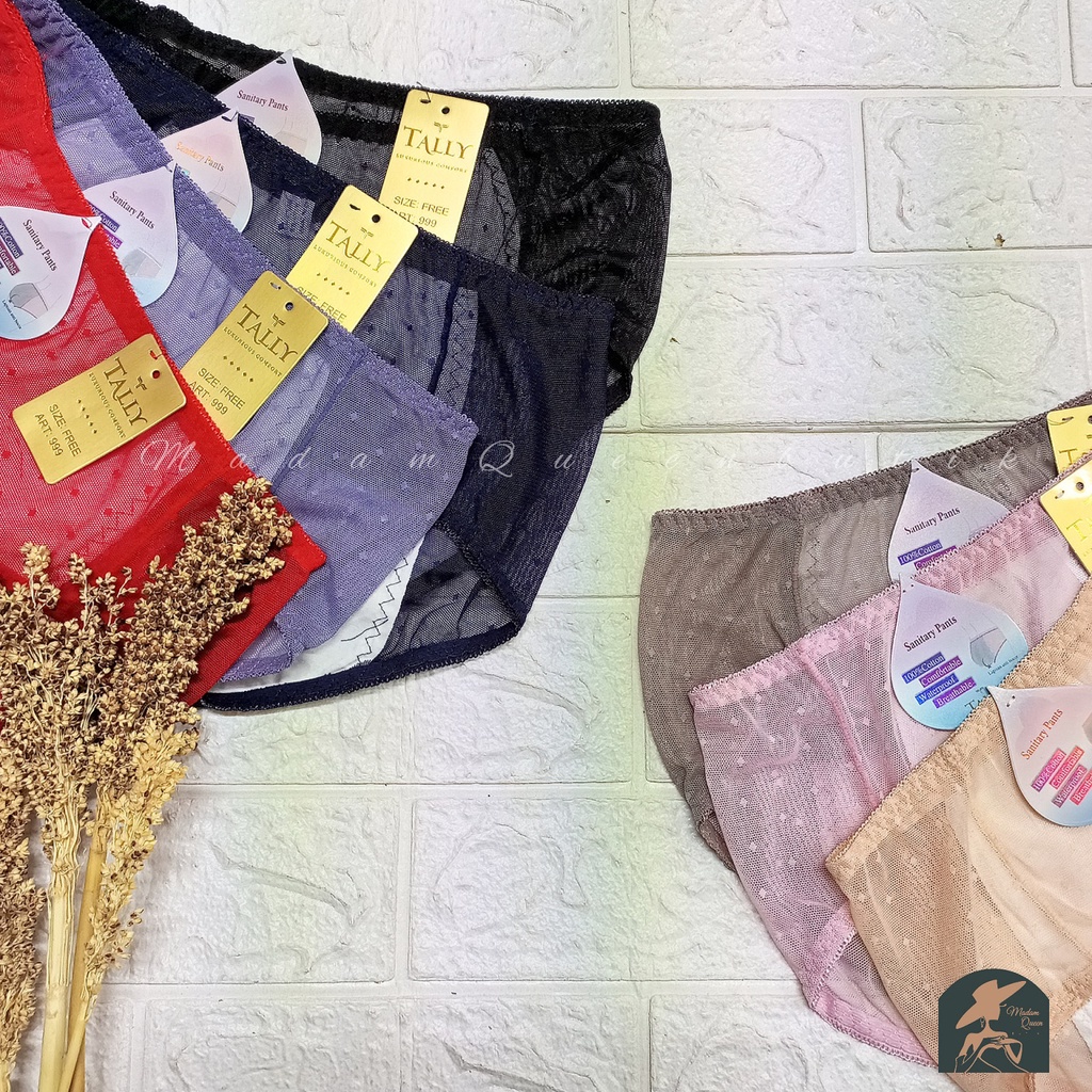 TALLY CD CELANA DALAM 999 | CD MENSTRUASI | CD HAID | BAHAN RENDA TRANSPARAN | FREE SIZE | FIT L |