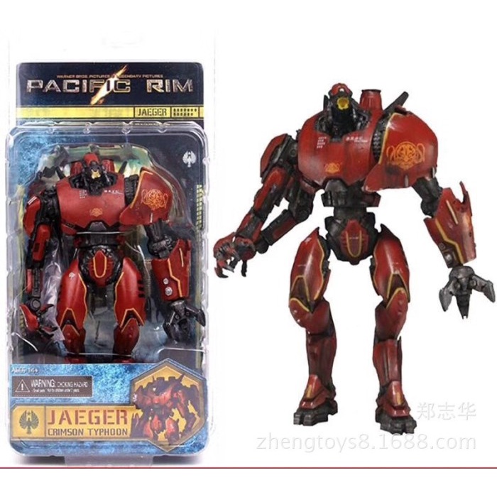 Anime Neca Pacific Rim CRIMSON TYPHOON Miniatur Pajangan Dashboard Koleksi
