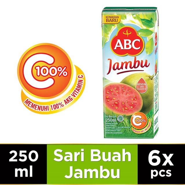 

ABC Jus Jambu 6 x 250 mL