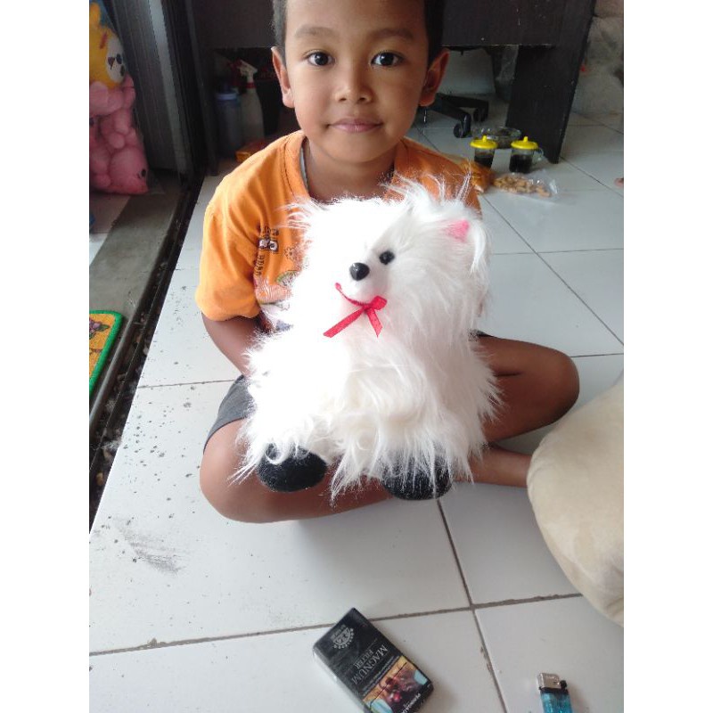 Boneka kucing bulu rasfur lembut