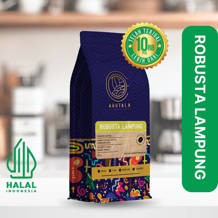 

ARUTALA Kopi Lampung Robusta Coffee 250 gram - Giling Kasar