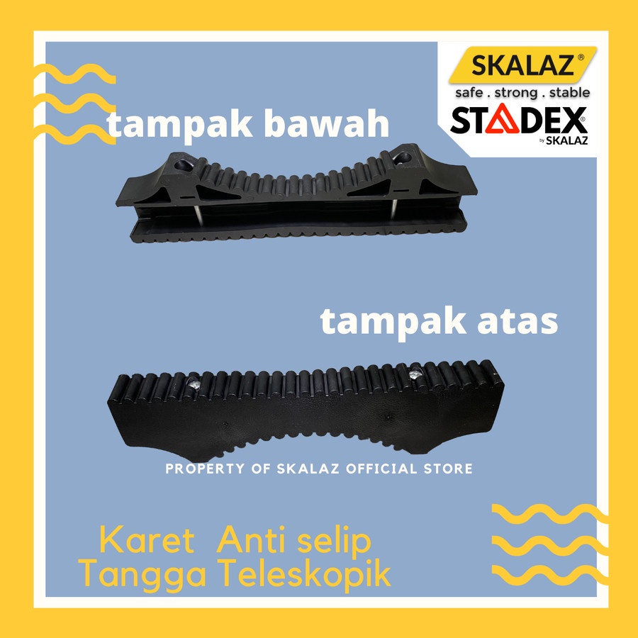 Karet Anti Selip Tangga Teleskopik Single / Karet Tangga Teleskopik Ori Stadex Skalaz