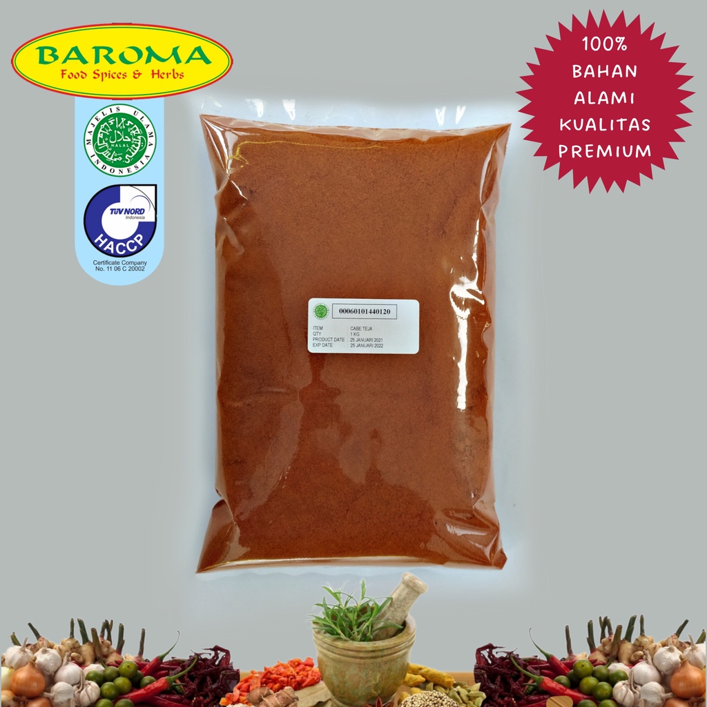 

Cabe Teja Bubuk / Cayenne Pepper 1 Kg