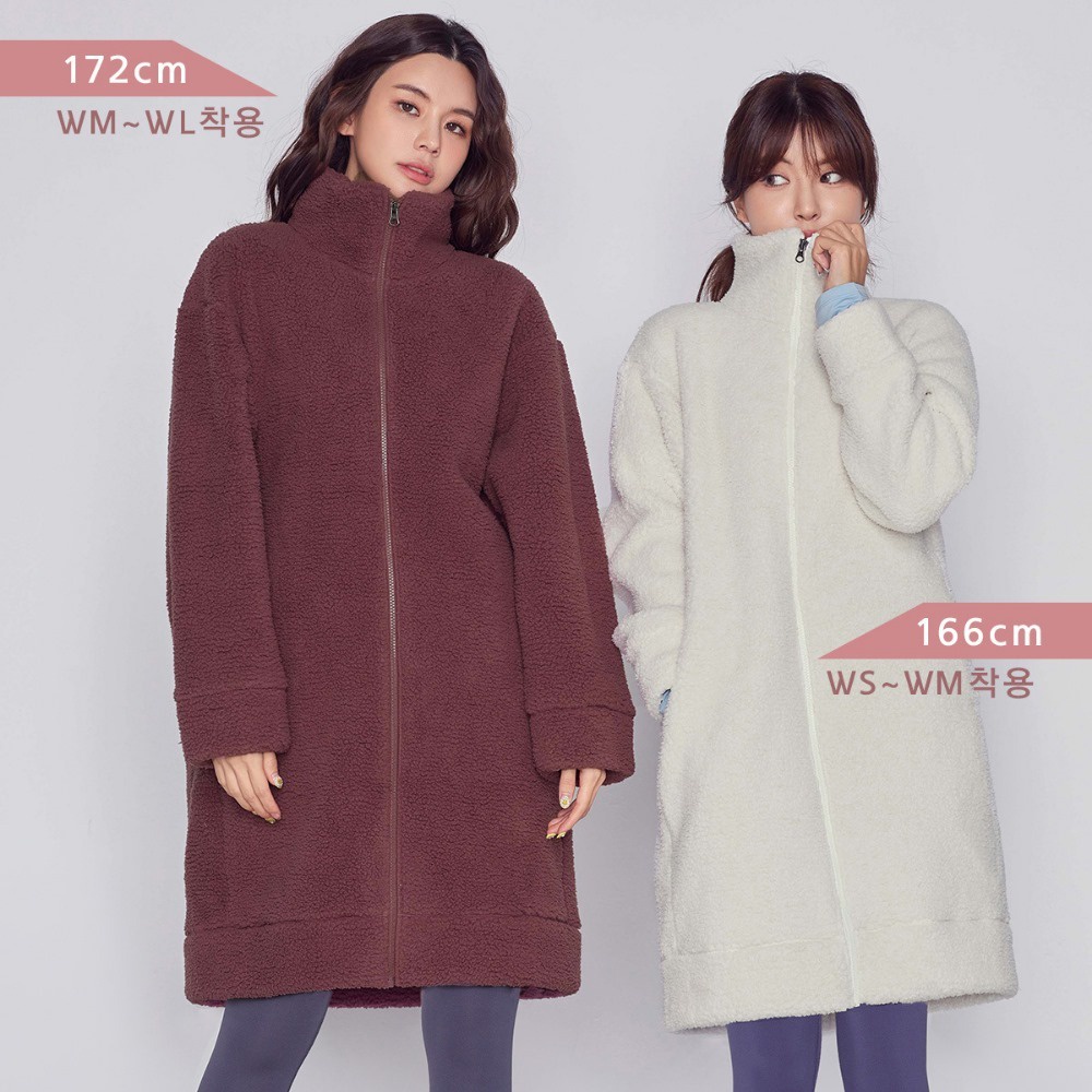 Jaket Longcoat Wanita Lengan Panjang (STL34 FLUFFY LONG JACKET)