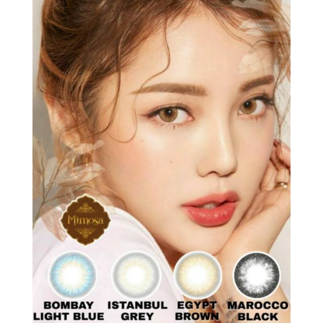 ☘️RIZQIANA SHOP☘️ Softlens Mimosa / Soflen Mimosa / Softlense Mimosa / Softlens Natural (BISA COD)