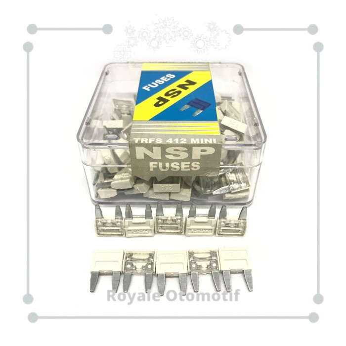 DX Fuse Blade Mini / Sekring Tancap Kecil Mobil 5 - 30 Ampere Keramik