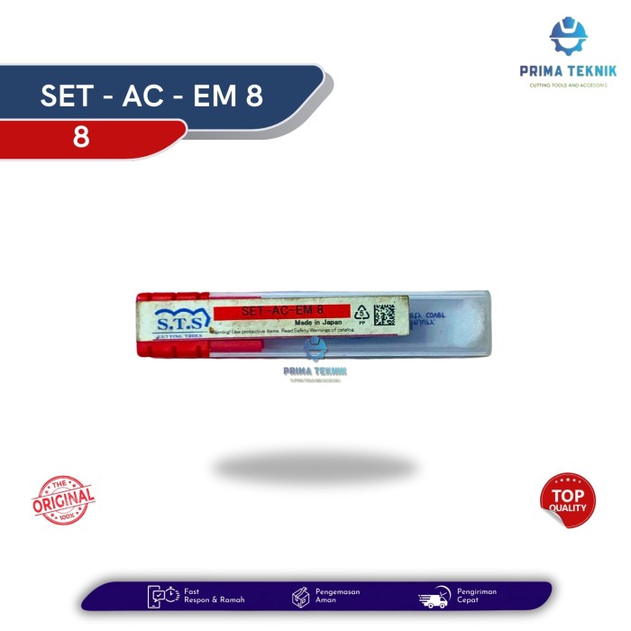Endmill 8 SET - AC - EM || merk STS