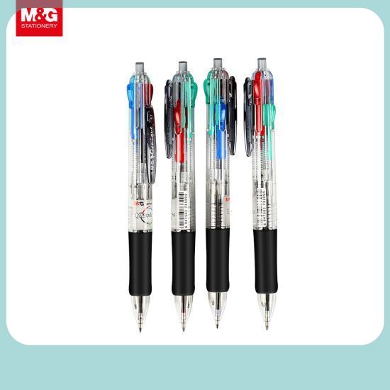 

Pulpen Warna Warni / Pulpen 4 Warna / M&G Ballpoint ABP80371 0.7MM 4 Color - BLACK/BLUE/RED/GREEN