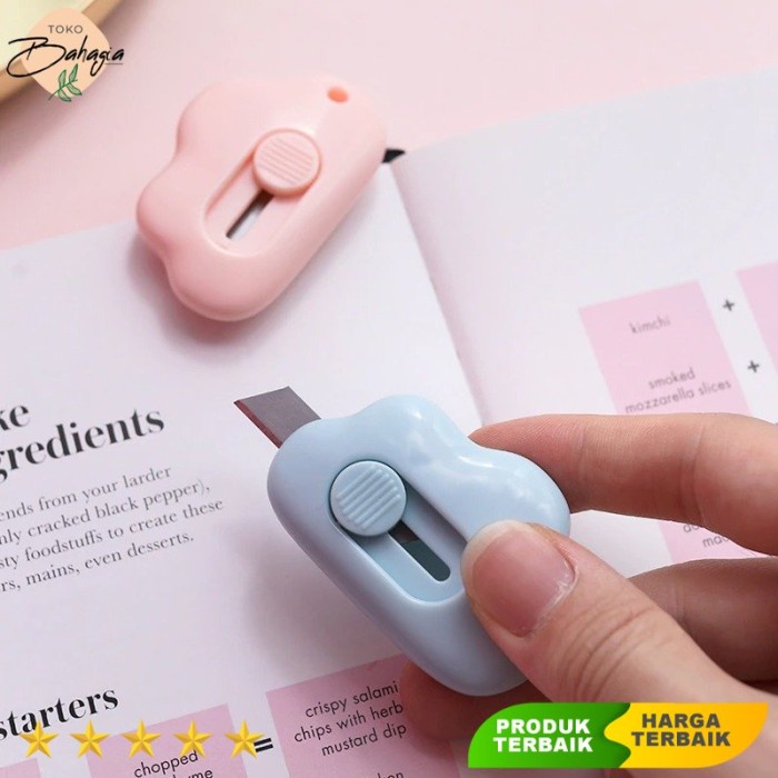 

Pisau Cutter Mini Pemotong Kertas Desain Cloud