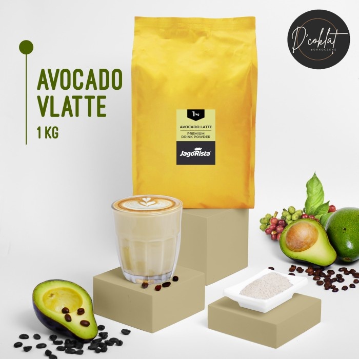 

1 Kg - Avocado Latte - Premium Bubble Drink Powder