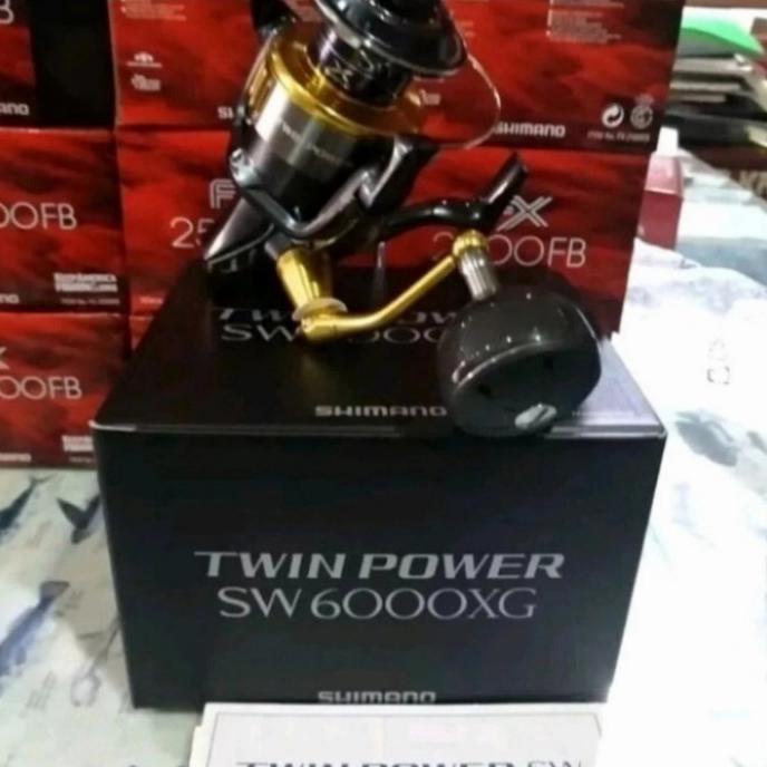 Reel Shimano Twin Power SW 6000 XG Twinpower sw6000xg 6000xg Original - SW6000XG |Gulungan Pancing