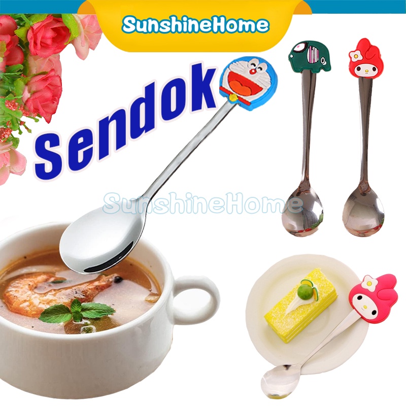 Sendok Teh Karakter / Sendok Kecil Kartun / Sendok Kecil / Karakter Lucu / Murah / Sendok Teh Motif 