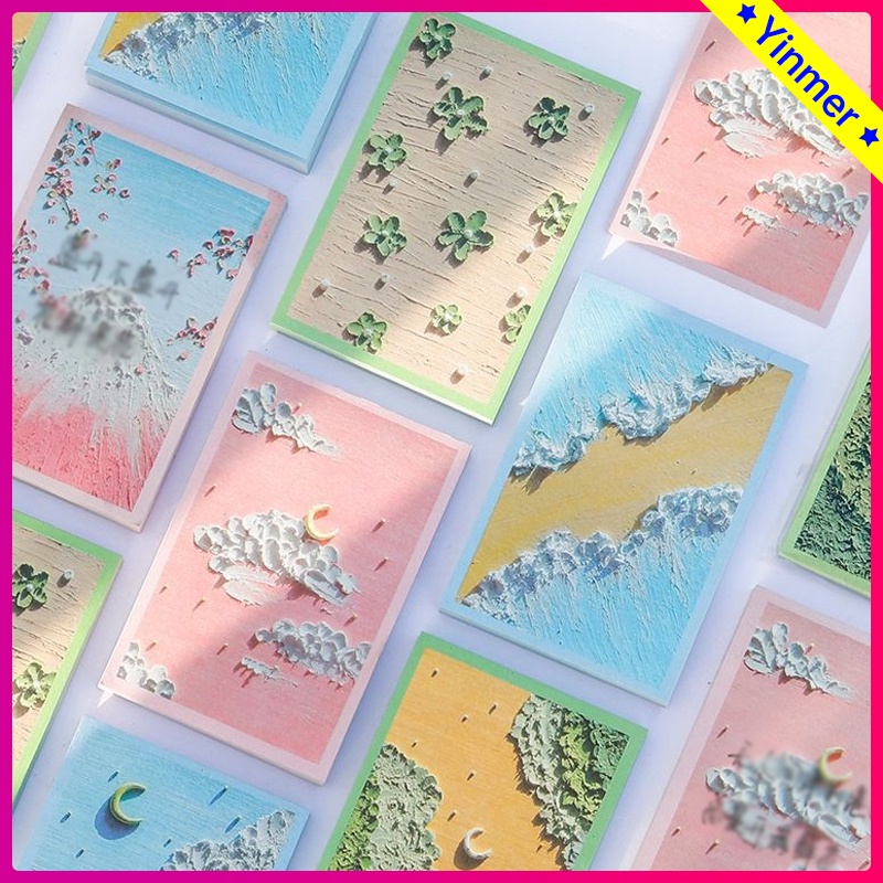 

COD✨Buku Catatan Kutipan Siswa Kartun Siswa Kartun Stiker Yang Nyaman 3D buku Catatan Saku Yang Dapat Dilepas-Yinmer