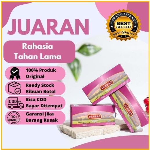 [FLASH SALE] JUARAN Suplemen Pria Dewasa - BPOM - Vitalitas & Tahan lama Obat Juaran Kuat Sek Tahan 