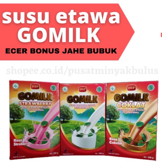

SUSU GOMILK / susu kambing etawa daun kelor / Susu Kambing Untuk Kesehatan Asma TBC Nafsu Makan Anak