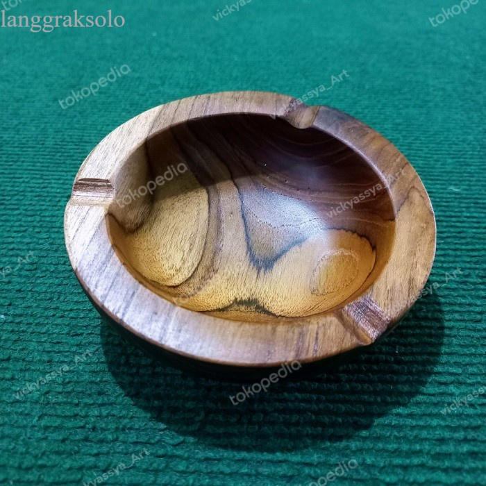 

ASBAK BULAT KAYU JATI termurah