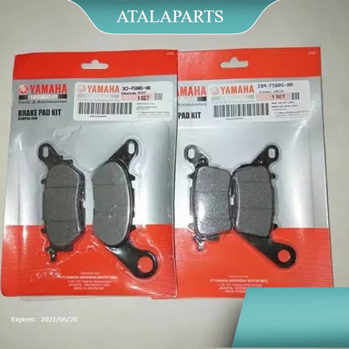 KAMPAS REM DEPAN BELAKANG YAMAHA NMAX ABS DAN NON ABS - BARANG ORIGINAL YAMAHA GENUINE PARTS (YGP)
