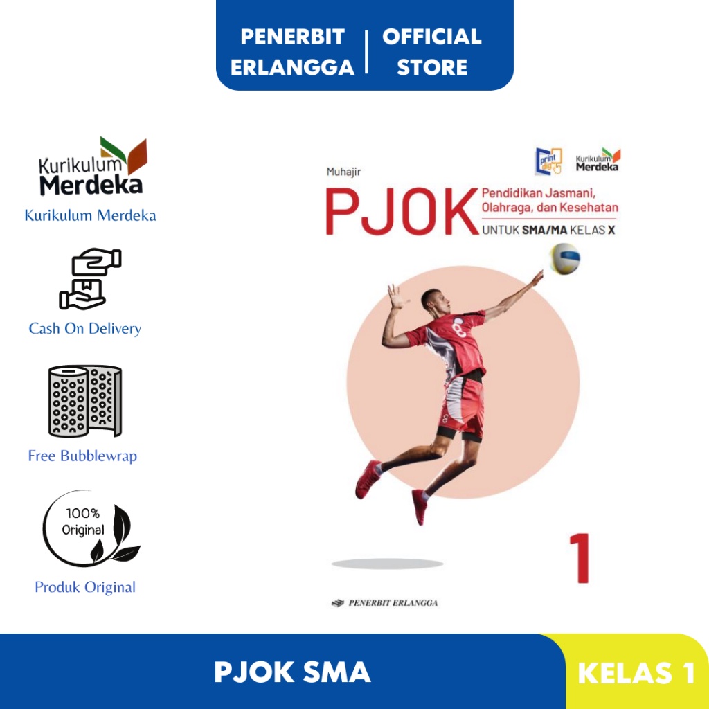 PJOK SMA KELAS 10 KURIKULUM MERDEKA Erlangga