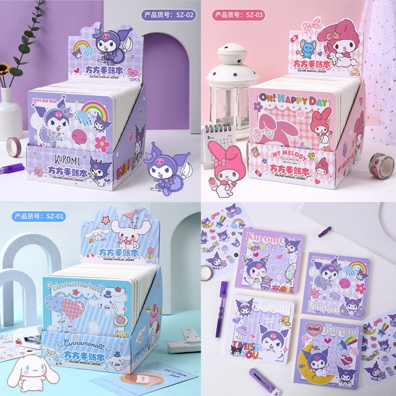 

(DELIN) FREE STIKER NOTEBOOK 80 HAL SANRIO BUKU DIARY TULIS KOTAK KECIL NOTTEBOOK CINAMOL KUROMI MELODY